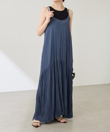 美品 GALLARDAGALANTE 異素材 長袖 ひざ丈 ワンピース F COLLAGE GALLARDAGALANTE ワンピース バテンレースワンピース