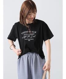 Lugnoncure（ルノンキュール）の「メガネ刺繍Tシャツ（Tシャツ/カットソー）」