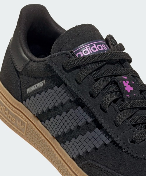 adidas（アディダス）の「ハンドボール スペツィアル コンフォート クロージャー 伸縮シューレース Minecraft キッズ / Handball Spezial Comfort Closure Elastic Laces Minecraft / アディダスオリジナルス adidas Originals（スニーカー・キッズ・ブラック・18.0cm/19.0cm/20.0cm/17.0cm/21.0cm）」の7枚目の写真