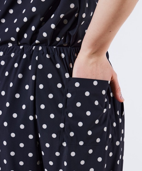 DOUBLE STANDARD CLOTHING(ダブルスタンダードクロージング)の「ウェーブロンダブルデンビープリントパンツ(その他パンツ・レディース・サックスブルー/ブラック・38/36)」の13枚目の写真