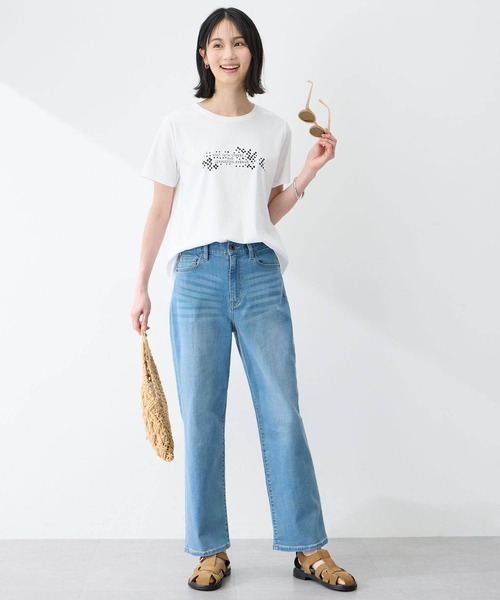 A/C DESIGN BY ALPHA CUBIC(エーシーデザインバイアルファキュービック)の「【洗濯可能】ストレッチデニムパンツ(デニムパンツ・レディース・ネイビー/ブルー・67/64)」の22枚目の写真