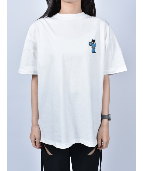 Import & Select(インポートアンドセレクト)の「【Nevernotworking】モンスターバック刺繍BIGTEE ビッグシルエットショートスリーブT 半袖Tシャツ(Tシャツ/カットソー・メンズ・ブラック/ホワイト・3/2)」の9枚目の写真