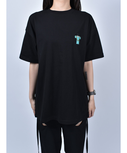 Import & Select(インポートアンドセレクト)の「【Nevernotworking】モンスターバック刺繍BIGTEE ビッグシルエットショートスリーブT 半袖Tシャツ(Tシャツ/カットソー・メンズ・ブラック/ホワイト・3/2)」の10枚目の写真