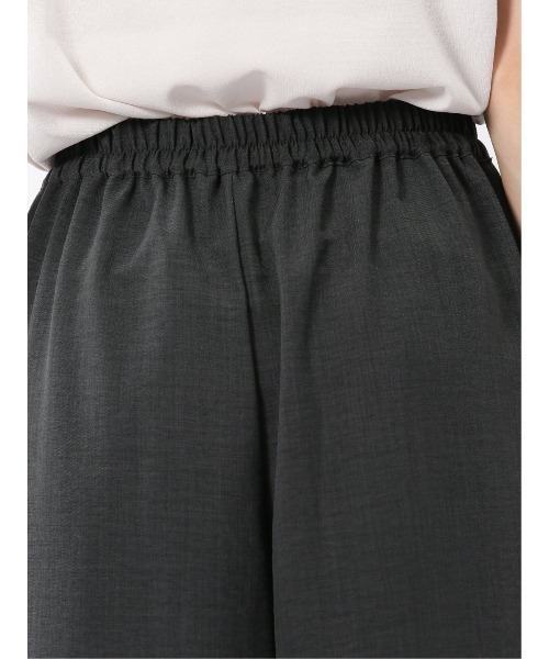 m.f.editorial（エムエフエディトリアル）の「【マシンウォッシャブル】m.f.エディトリアル レディース 麻調合繊 ボタン付き クロップドパンツ(セットアップ可能）（チノパンツ・レディース・ライトグレー/ベージュ/ネイビー/ブルー・MEDIUM/LARGE）」の13枚目の写真