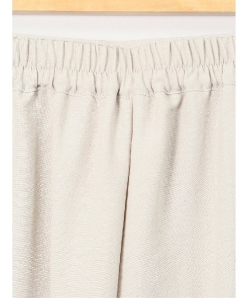 m.f.editorial（エムエフエディトリアル）の「【マシンウォッシャブル】m.f.エディトリアル レディース 麻調合繊 ボタン付き クロップドパンツ(セットアップ可能）（チノパンツ・レディース・ライトグレー/ベージュ/ネイビー/ブルー・MEDIUM/LARGE）」の17枚目の写真