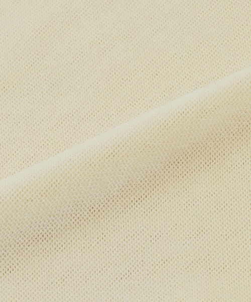 RANAN(ラナン)の「2WAYレイヤードシアーベロアトップス(Tシャツ/カットソー・レディース・アイボリー/ブラック・M/L/LL)」の7枚目の写真