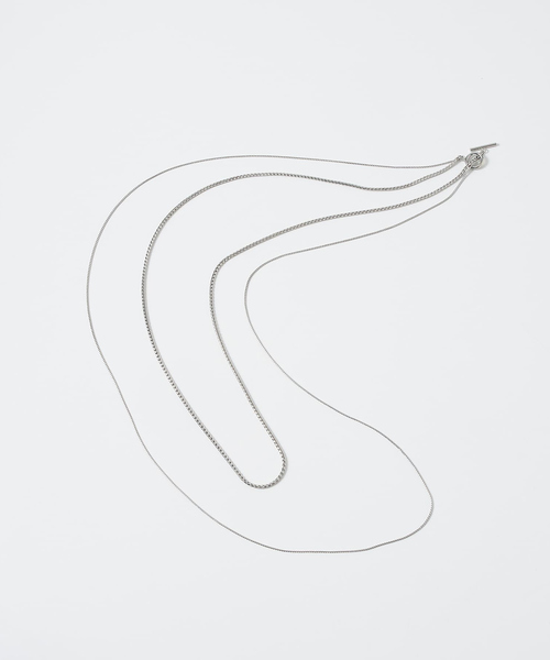 collex（コレックス）の「【dignif】【金属アレルギー対応】ダブルチェーンロングネックレス（ネックレス・レディース・シルバー/ゴールド・フリー）」の11枚目の写真