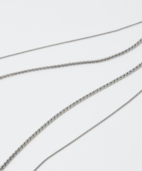 collex（コレックス）の「【dignif】【金属アレルギー対応】ダブルチェーンロングネックレス（ネックレス・レディース・シルバー/ゴールド・フリー）」の5枚目の写真