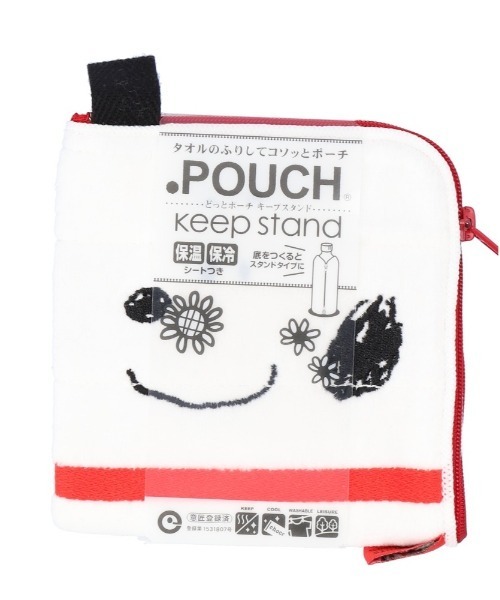 BACKYARD FAMILY(バックヤードファミリー)の「どっとポーチ キャラクター Keep stand(エコバッグ/サブバッグ・レディース・ベージュ系その他/ブルー/ライトブルー/イエロー/グレー/ネイビー/ホワイト×ブルー/グレー系その他・FREE)」の10枚目の写真