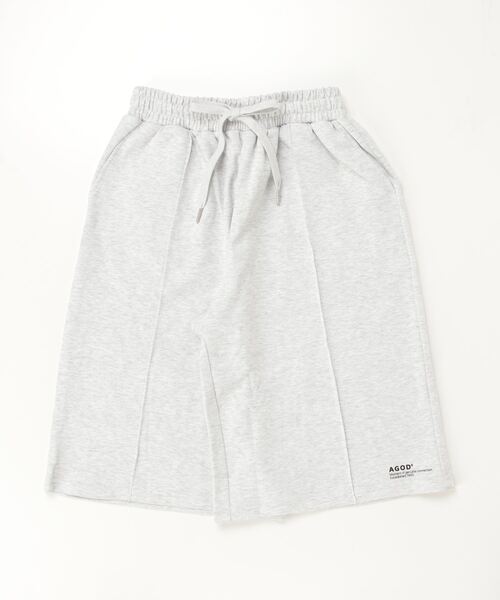 AGOD（エージーオーディー）の「【Vini】フロントライン スウェットショーツ（スウェットパンツ・レディース・ブラック/ホワイト系/グレー・X-LARGE/LARGE/MEDIUM/SMALL）」の8枚目の写真