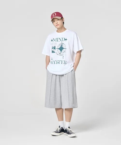 AGOD（エージーオーディー）の「【Vini】フロントライン スウェットショーツ（スウェットパンツ・レディース・ブラック/ホワイト系/グレー・X-LARGE/LARGE/MEDIUM/SMALL）」の16枚目の写真