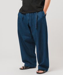 EDIFICE | LE JEAN(ルジーン) デニム ベルテッド トラウザー(デニムパンツ)