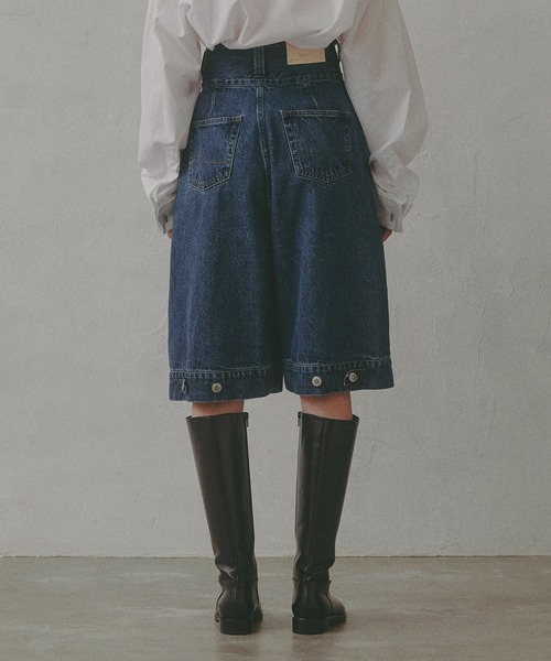 atelier SOMETHING TLEB HALF PANTS/アトリエサムシングデニム
