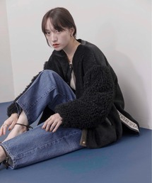 ブランド古着】ノーカラージャケット（ノーカラージャケット