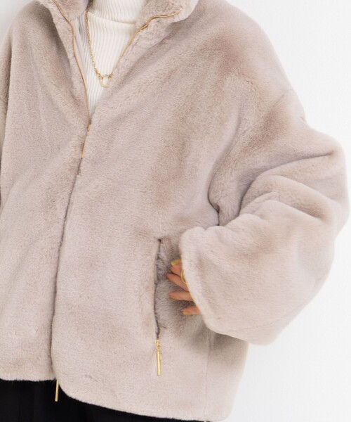 TATRAS（タトラス）の「【TATRAS/タトラス】BARBRA（ブルゾン・レディース・ダークブラウン/ライトグレー・1）」の17枚目の写真