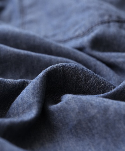 reca（レカ）の「エアリーデニム イージーパンツ（デニムパンツ・レディース・ライトブルー/ネイビー・M/L）」の9枚目の写真