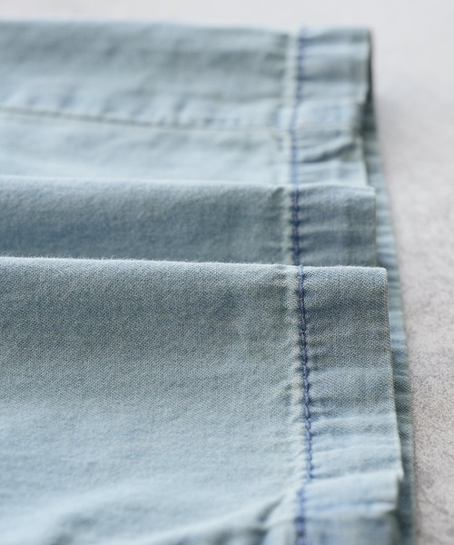 reca（レカ）の「エアリーデニム イージーパンツ（デニムパンツ・レディース・ライトブルー/ネイビー・M/L）」の10枚目の写真