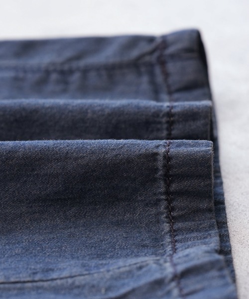 reca（レカ）の「エアリーデニム イージーパンツ（デニムパンツ・レディース・ライトブルー/ネイビー・M/L）」の11枚目の写真