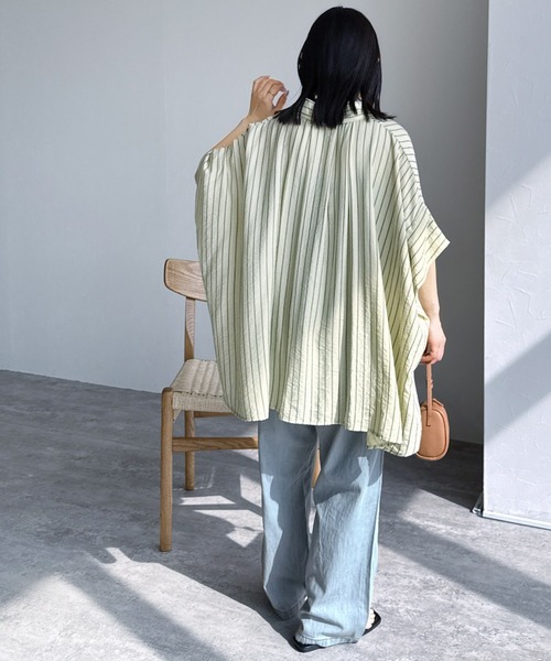 reca(レカ)の「エアリーデニム イージーパンツ(デニムパンツ・レディース・ライトブルー/ネイビー・M/L)」の4枚目の写真