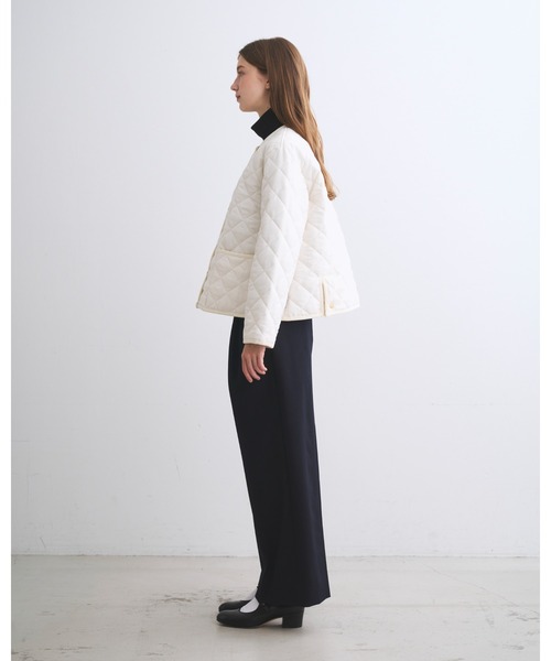 Traditional Weatherwear（トラディショナルウェザーウェア）の「ARKLEY A-LINE（ダウンジャケット/コート・レディース・ブラック/アイボリー/ネイビー・32/34/36）」の5枚目の写真