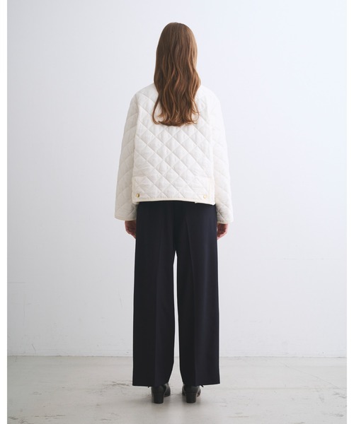 Traditional Weatherwear（トラディショナルウェザーウェア）の「ARKLEY A-LINE（ダウンジャケット/コート・レディース・ブラック/アイボリー/ネイビー・32/34/36）」の6枚目の写真