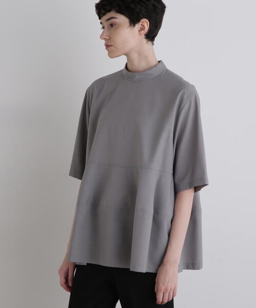 ◇ドライウールハーフスリーブブラウス（シャツ/ブラウス）｜LE