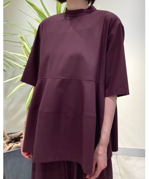 ◇ドライウールハーフスリーブブラウス（シャツ/ブラウス）｜LE