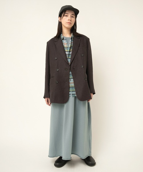 RNA-N(アールエヌエーエヌ)の「D1681 ヴィンテージミニ裏毛タックデザインワンピース(ワンピース・レディース・ブラウン/ブルー/ブラック・FREE)」の9枚目の写真