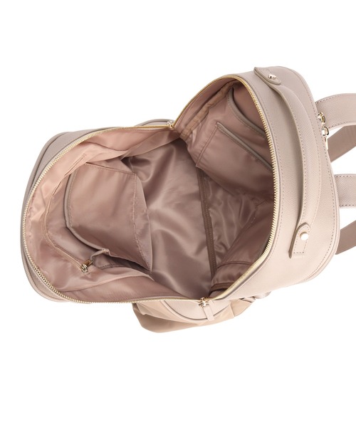 Jewelna Rose(ジュエルナローズ)の「ロッティ リュックサック 14.0インチPC 16242(バックパック/リュック・レディース・ブラウン/ブラック/グレイッシュベージュ・FREE)」の11枚目の写真