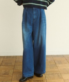 デニムツータックイージーパンツ