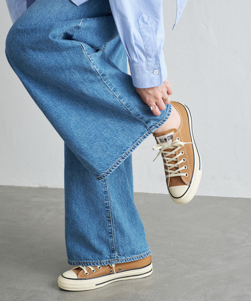 CONVERSE(コンバース)の「CONVERSE/コンバース オールスター エイジド AC OX(スニーカー・レディース・ブラック/キャメル・24.5cm/24cm/23.5cm/23cm)」の13枚目の写真