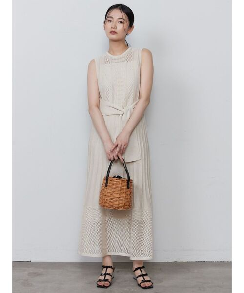 新品未使用 LANVIN ストライプ ポロワンピース セール】 【手洗い可】ソフトタイプライターコクーンワンピース