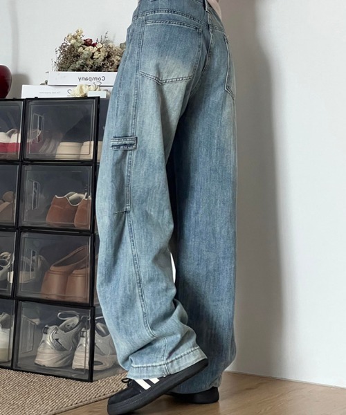 REBALANCE(リバランス)の「レトロワイドデニムパンツ(デニムパンツ・メンズ・A・MEDIUM/LARGE/X-LARGE)」の4枚目の写真
