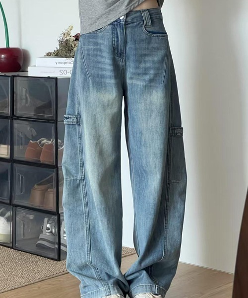 REBALANCE(リバランス)の「レトロワイドデニムパンツ(デニムパンツ・メンズ・A・MEDIUM/LARGE/X-LARGE)」の7枚目の写真