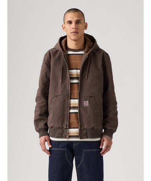 Levi's WORKWEAR POTRERO デニム フーディー WORKWEAR POTRERO デニム フーディー ミディアムインディゴ GET