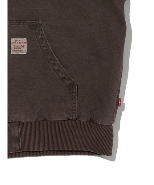 Levi's（リーバイス）の「Levi's/リーバイス WORKWEAR POTRERO デニム フーディー（パーカー・メンズ・ブラウン・XL/L/M/S）」の3枚目の写真