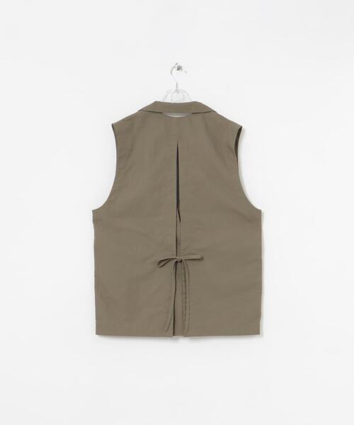 LAATO（ラート）の「no sleeve slit jacket（その他アウター・レディース・ナチュラル/ブラック・FREE）」の14枚目の写真