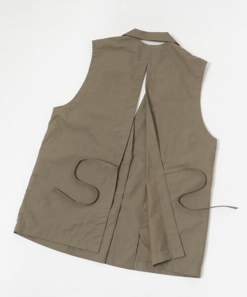 LAATO（ラート）の「no sleeve slit jacket（その他アウター・レディース・ナチュラル/ブラック・FREE）」の16枚目の写真