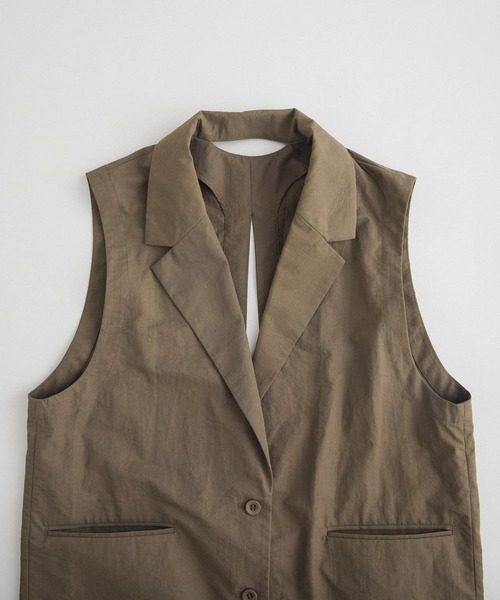 no sleeve slit jacket（その他アウター）｜LAATO（ラート）の