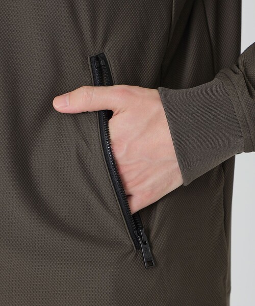 BLACK LABEL CRESTBRIDGE(ブラックレーベル・クレストブリッジ)の「【BLACK lab.×Admiral】3Dトリコットトラックジャケット(その他トップス・メンズ・グリーン系その他7/ブラック・M/L/XL)」の6枚目の写真