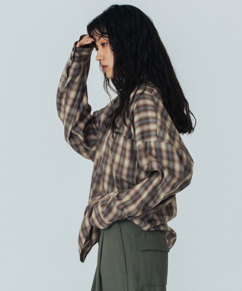 セール】(mici)ASYMMETRY SHIRT（シャツ/ブラウス）｜ROSE BUD（ローズ