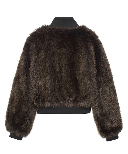 FAUX FUR COMPACT JACKET（ブルゾン）｜X-girl（エックスガール
