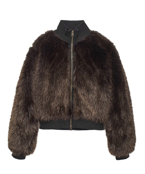 FAUX FUR COMPACT JACKET（ブルゾン）｜X-girl（エックスガール）の