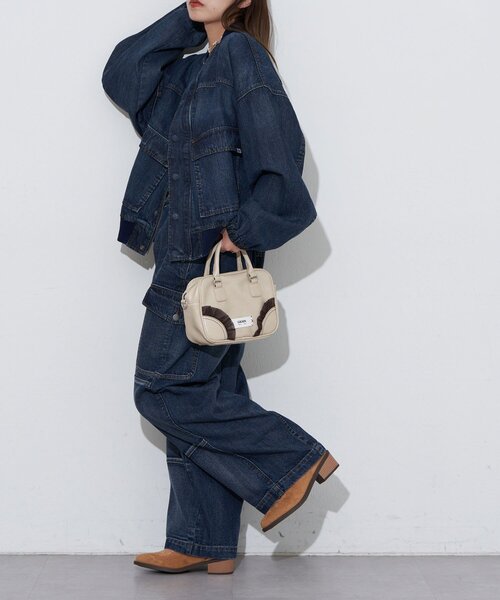 CIAOPANIC（チャオパニック）の「【ANTI WARP /アンチワープ】デニムフライトA-2JKT（ブルゾン・レディース・ピンク/ベージュ/ブルー・FREE）」の16枚目の写真