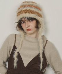 Unitage（ユニテージ）の「MIXボーダーニット帽（ニットキャップ/ビーニー）」