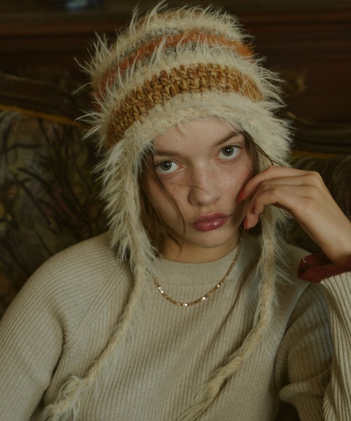 Unitage（ユニテージ）の「MIXボーダーニット帽（ニットキャップ