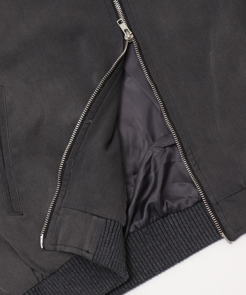 Figments（フィグメンツ）の「ツイルフードボンバージャケット（ブルゾン・レディース・チャコールグレー・FREE）」の6枚目の写真