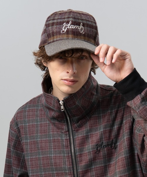 glamb（グラム）の「Trad Textile Cap / トラッドテキスタイルキャップ（キャップ・メンズ・ブラック/ワイン・FREE）」の7枚目の写真