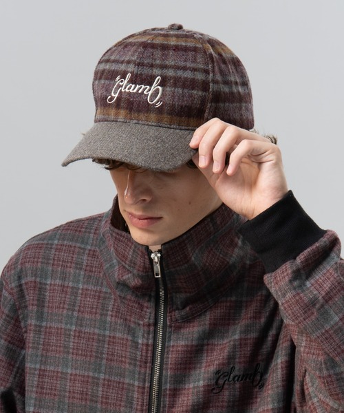 glamb（グラム）の「Trad Textile Cap / トラッドテキスタイルキャップ（キャップ・メンズ・ブラック/ワイン・FREE）」の8枚目の写真
