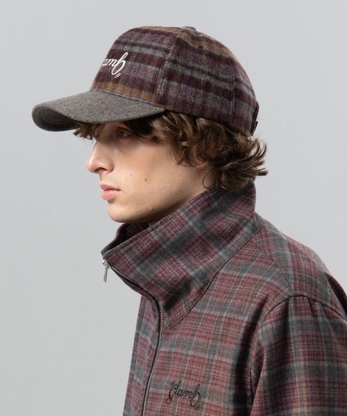 glamb（グラム）の「Trad Textile Cap / トラッドテキスタイルキャップ（キャップ・メンズ・ブラック/ワイン・FREE）」の9枚目の写真
